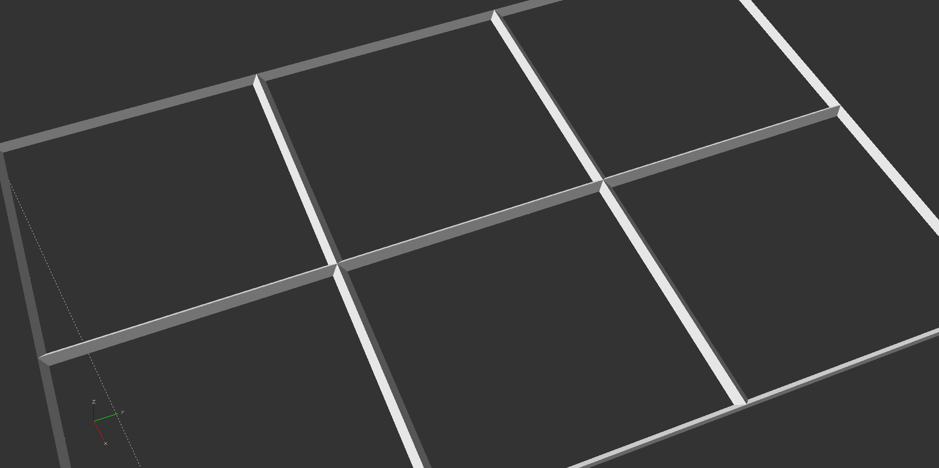 2x3 grid with defaults