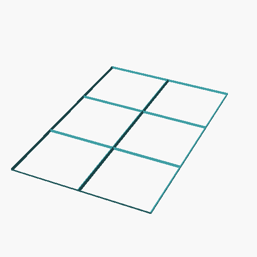 2x3 grid with defaults